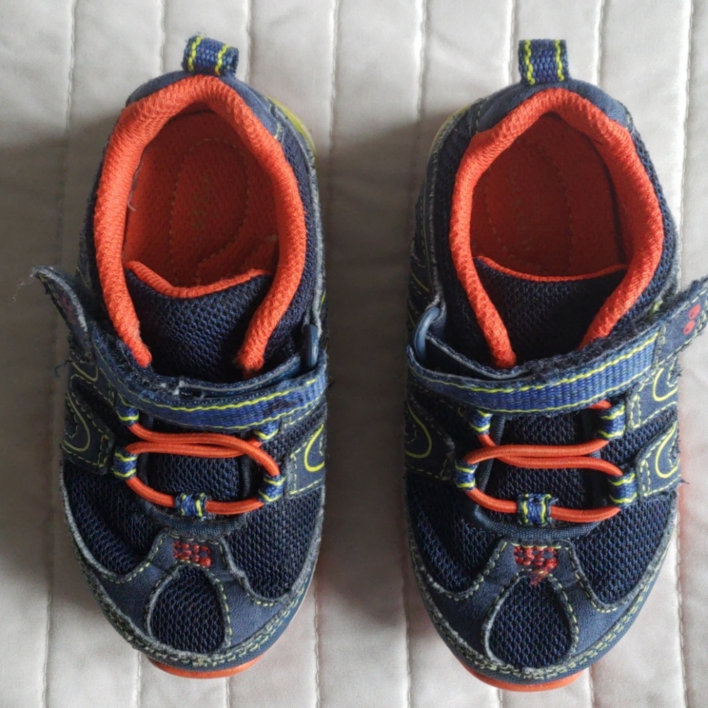 Multi Color Velcro Strap Sneaker - Picture 3 of 8